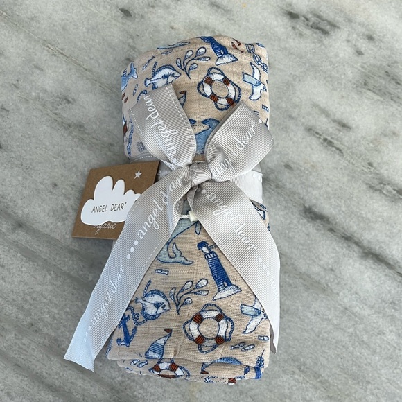 Angel Dear Other - Angel Dear Nautical Notebook Swaddle NWT